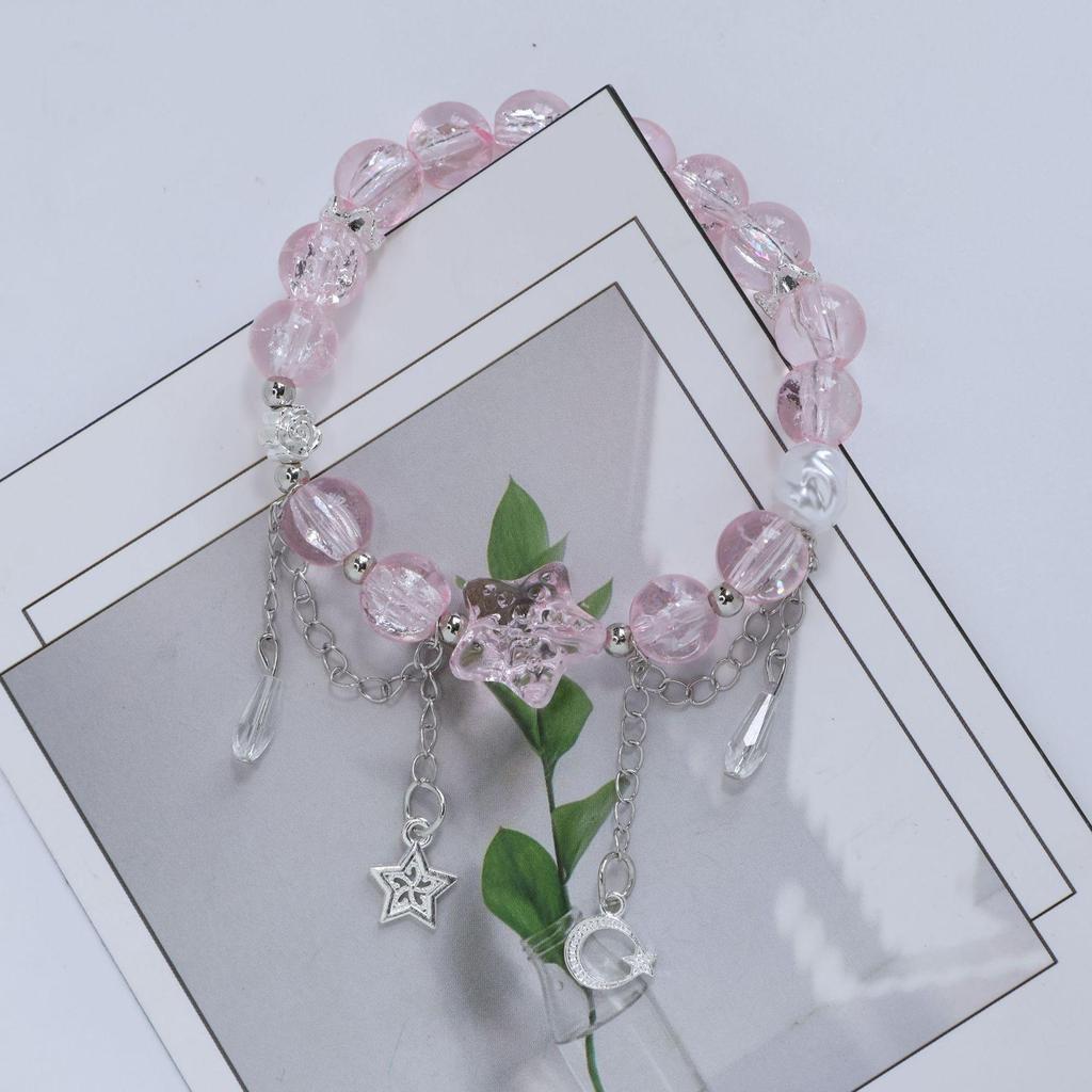 Mori Style Mermaid Crystal Bracelet – Versatile Niche Design for Women, Ideal for Students and Best Friends