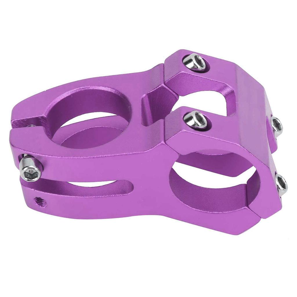LUNJE 31.8X45MM Mountainbike Lenker Vorbau Aluminiumlegierung Hohl Kurzer Lenker Riser Lila