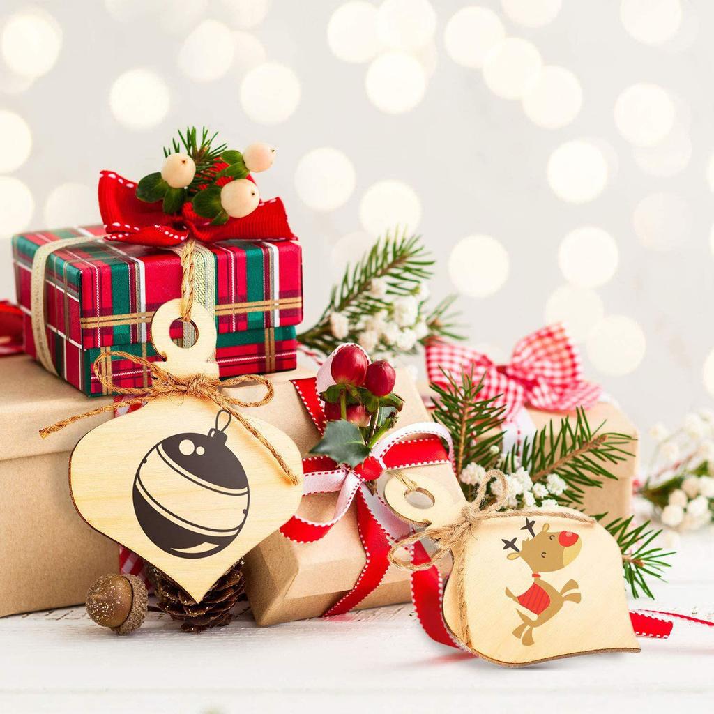 DIY Wooden Christmas Ornaments with Rope for Family Holiday Crafts
