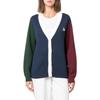 Vans V-Neck Knitted Top With Logo Patch Design Women Tops Multicolor VN0A7ROKLKZ1