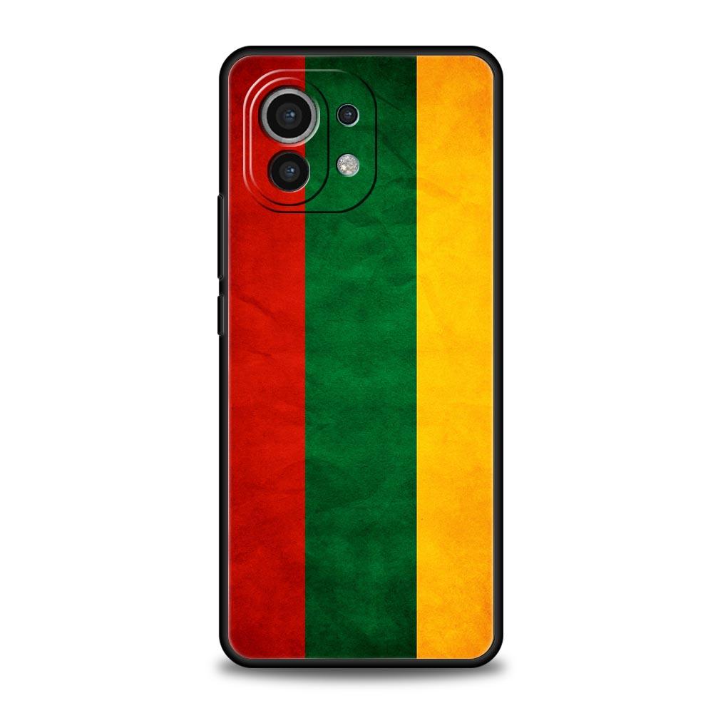 Flag of Lithuania Flag Phone Case For Xiaomi 14 13T 12T Pro 12 13 11 Ultra Mi Note 10 Lite 10T 5G 11X Pro 11T 11i 9T Soft Cover