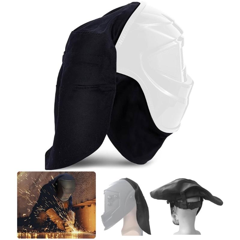 Svetsmask Skyddskåpa Med Avtagbar Haklapp Hög Hållbarhetstyg Universell Passform De Flesta Masker Lättvikt