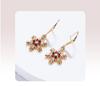 2022 Elegant Snowflake Stud Earrings: European & American Style Christmas Jewelry for Women