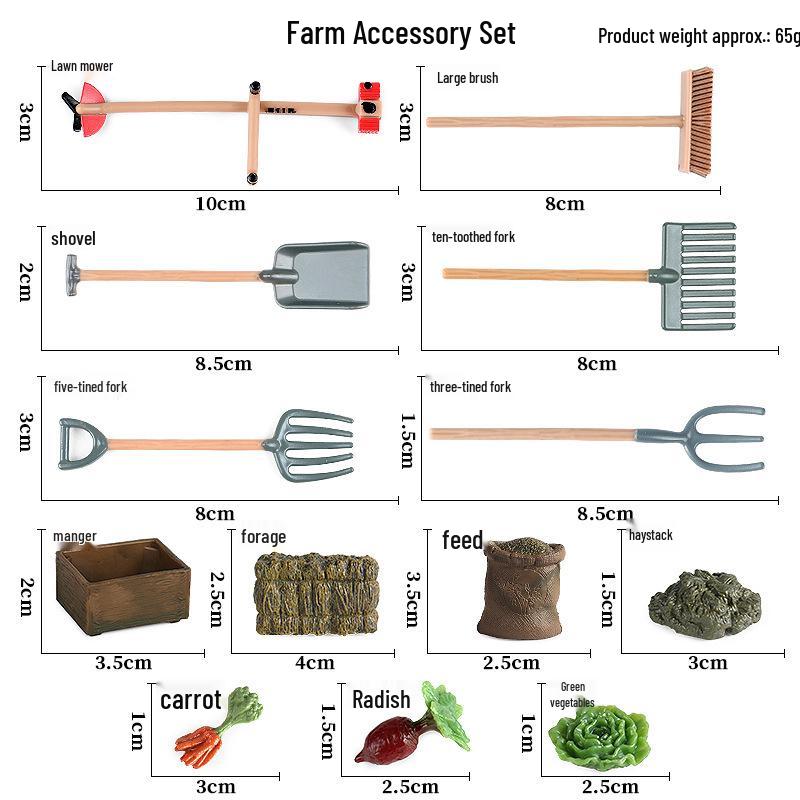 Creative Simulation Fence Set for Farm, Ranch, Zoo, or Sandbox Decorations