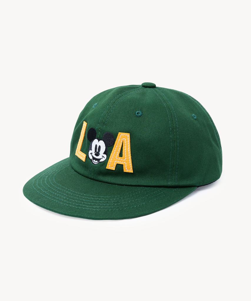 VTWO La Mickey Applique Twill Ball Cap (Green)