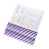 10Pcs Plastic Binder Paper Protector Report Folders with Clear Cover 60 Sheet Capacity Report Cover with Sliding Bar