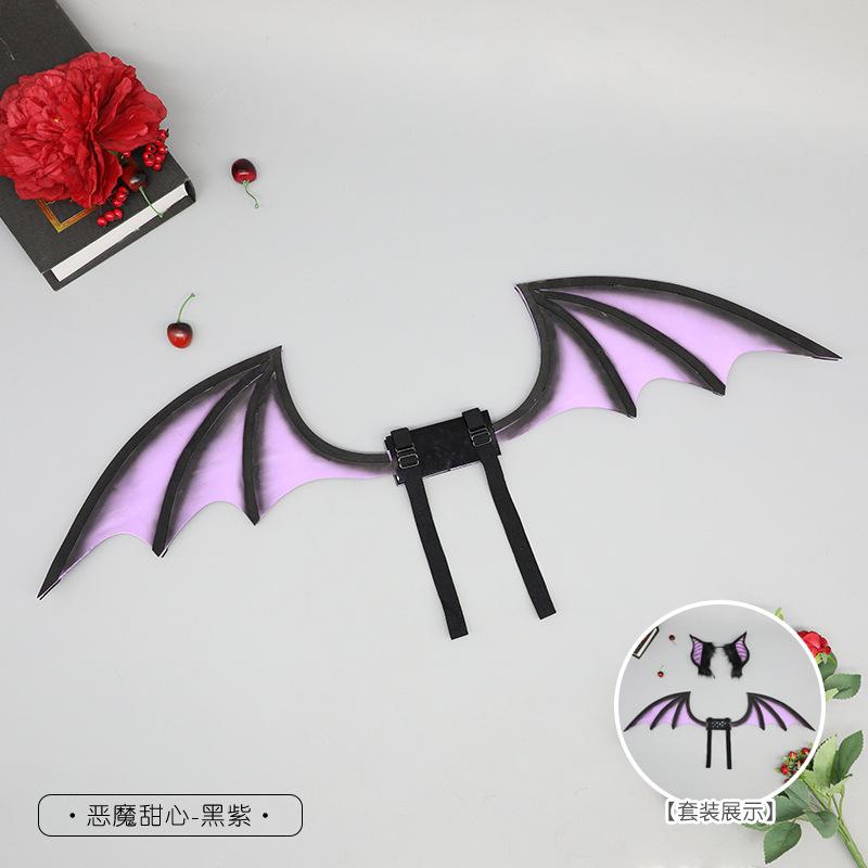 COS Comic Con Stage Performance Accessories Internet celebrities Live Props Bat Beast Ears Headband Wings Halloween Headdress