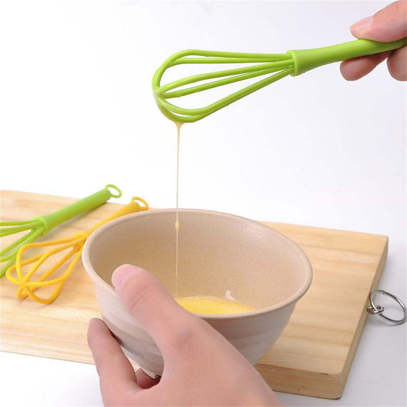 Mini Silicone Egg Must Be Durable Hand-Held Whipping Cream Foam Machine Antiskid Mixer And Egg Must Be Portable