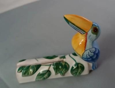 HERMES Paris Toucans Card Stand Interior 2.76 x inch Japan Unused Authentic