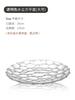 Transparent Glass Fruit Plate Snack Basket Modern Living Room Coffee Table Home Crystal