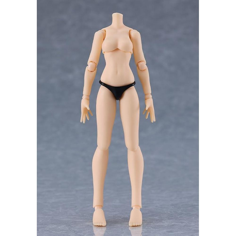 figma female body [Mika] with miniskirt China dress [white] non-scale plastic painted movable figure