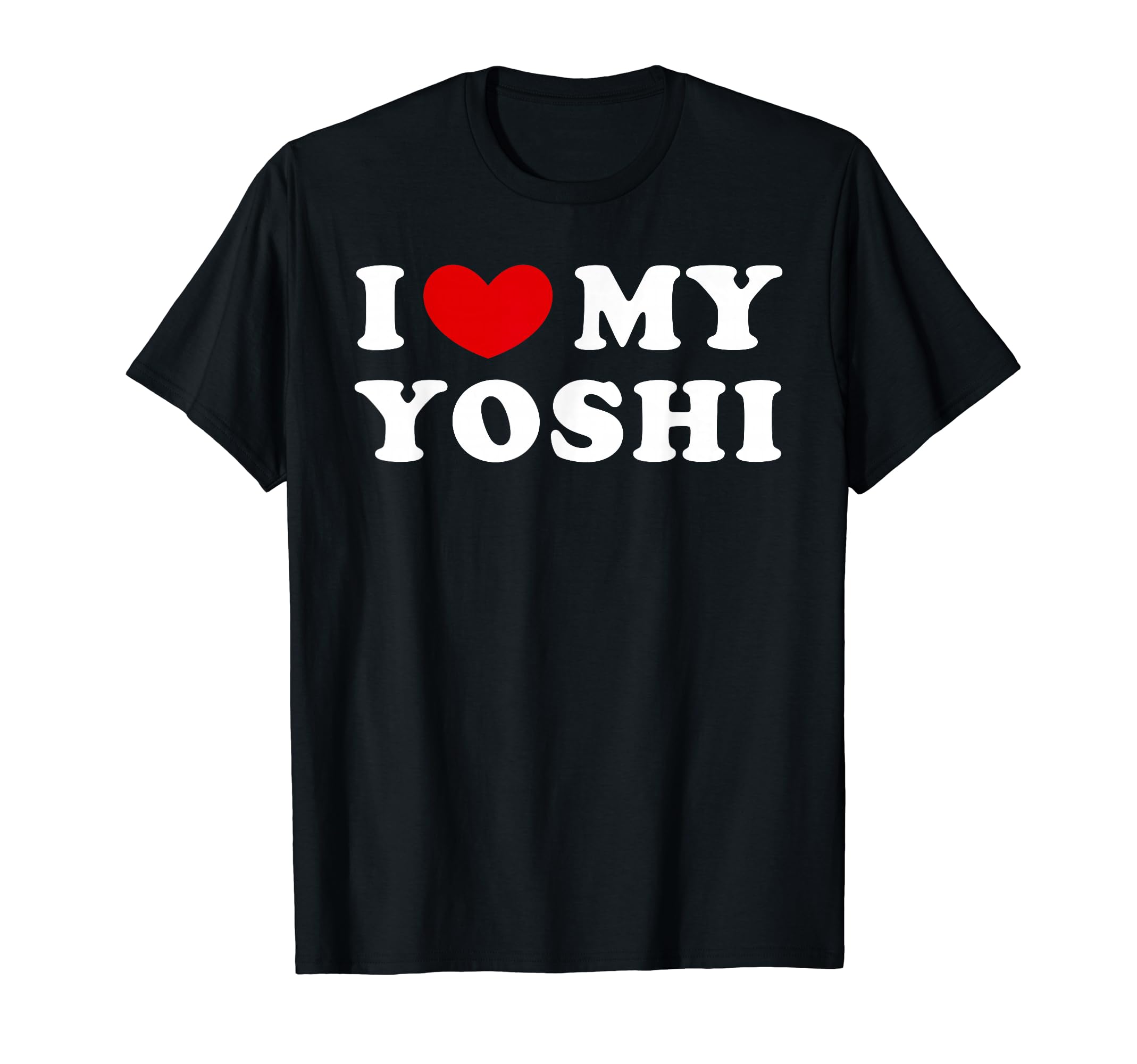 I Love My Yoshi, T-shirt чёрный