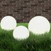 Day and Night - Day and Night LED Ball Lamp Set 3 Spherical Pieces 20/30/40 Cm PMMA