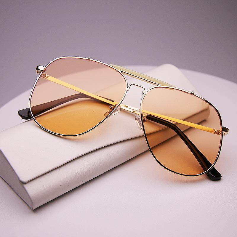 New Retro Sunglasses For Womens Mens Large Frame Classic 70S Vintage Pilot Driving Eyewaer Uv400 Protective Sun Glasses