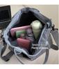 Borsa Tote in Velluto a Coste di Grande Capacità in Stile Giapponese 2025 - Borsa a Mano Versatile per Studenti, Uso Monospalla e a Tracolla