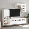 Vidaxl 6-Piece LED TV Furniture Set, White