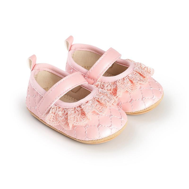 Infant Baby Girls Flat Non-slip Shoes Princess Shoes