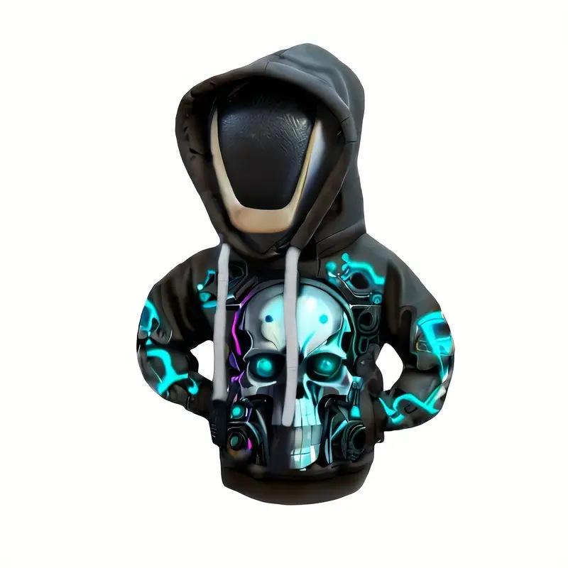 Halloween Skull Gear Shift Hoodie & Knob Cover Set