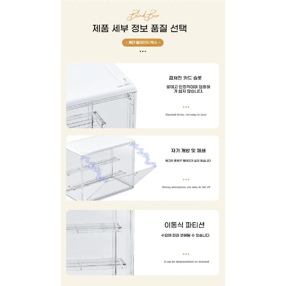 Acrylic Organizer for Collectible Figure and Blind Box Toy Large-Capacity High Definition Transparent Miniature Display Shelves