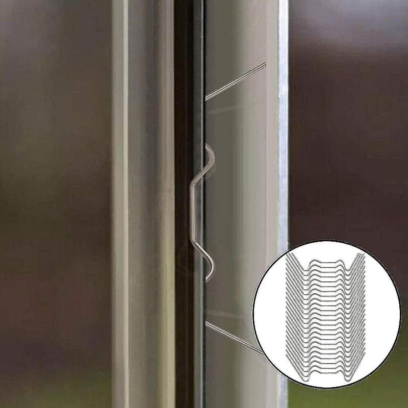 100pcs Greenhouse Clips For Glass,stainless Steel Greenhouse Window Clips Glass Pane Fixings Clips