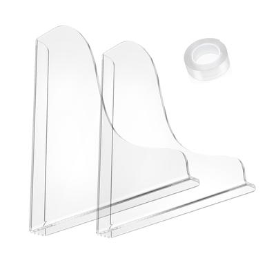 2 STÜCK Transparenter Duschspritzschutz Acryl Badewinkel Schutz Wannen-Ecke Wasserschutz für Zuhause Badezimmer