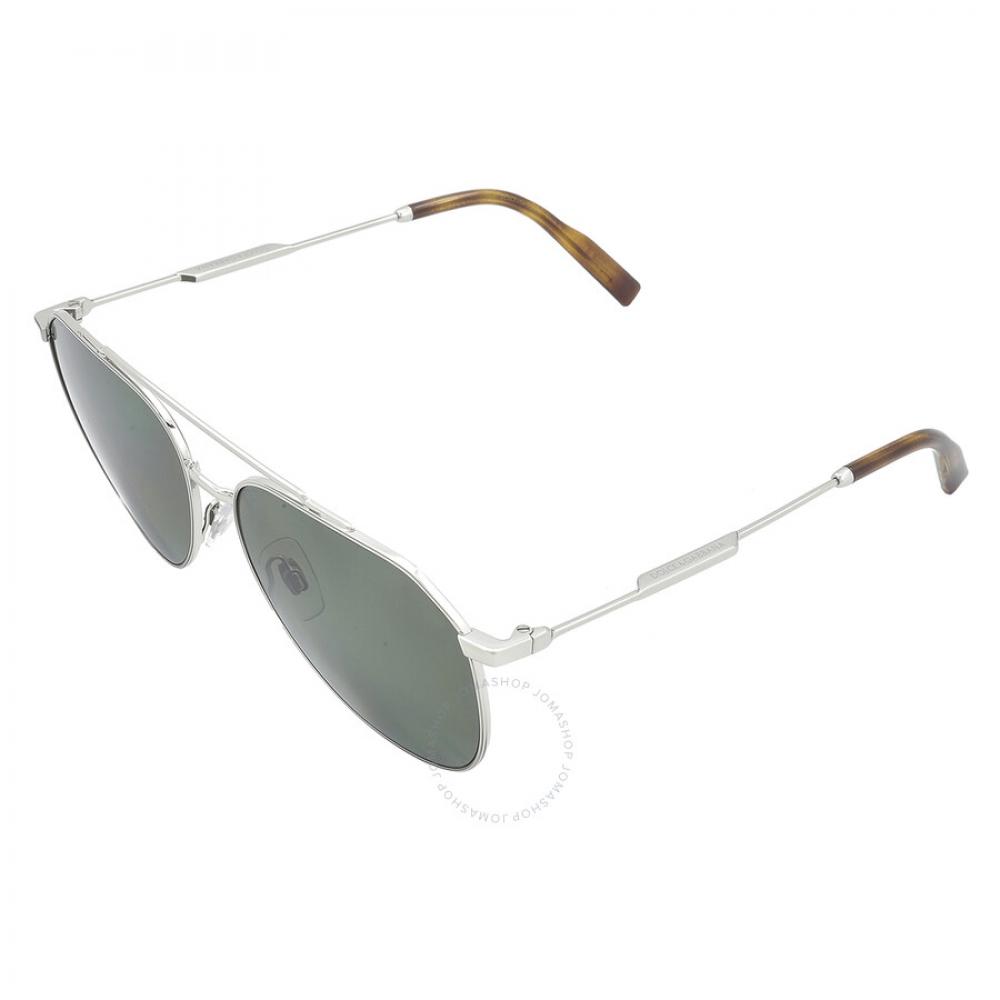 

Dolce Gabbana Polarized Dark Green Pilot Men s Sunglasses DG2296 05 9A 58