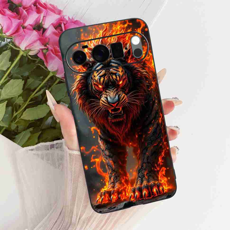 For Google Pixel 10 Pro 5G Case Fashion Painting Silicone TPU Black Soft Cover For Google Pixel 10Pro GEHN3 Phone Cases Bumper