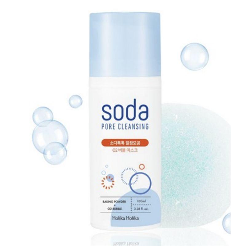 Holika Holika Soda Tok Tok Clean Pore O2 Bubble Mask Cleansing Foam 100 ml 1pcs