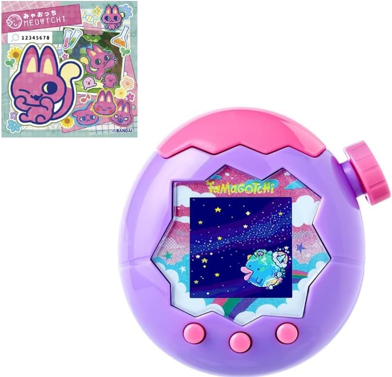 

Tama gotchi Paradise Purple Sky Purchase Myaocchi Sticker Ages 6 and up Tama gotchi Paradise - (Early Bonus Included)