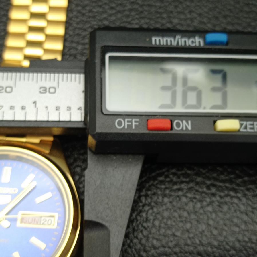REFURBISHED VINTAGE SEIKO 5 AUTOMATIC 6309A JAPAN MENS BLUE DIAL WATCH a425906-2 RL620a-a425906
