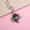 1/7Pcs Anime Figures Attack on Titan Acrylic Car Keychain Backpack Pendant Funny Bag Charms Accessories Decoration Holiday Gifts