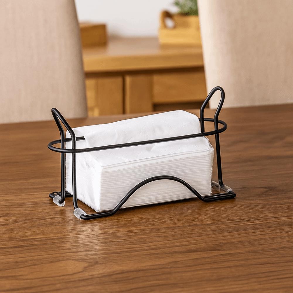 Removable Vertical Napkin Holder Minimalist Metal Storage Rack Tissue Holder  Home Decor