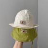 Thin Kids Sun Cap Soft Cotton-Linen Fisherman Cap Cute Baby Sun Hat  Summer