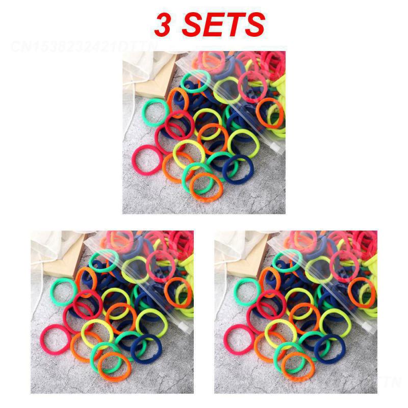 1/2/3SETS Hair Ring Easy To Use Fabric Art Hair Rope Firm Elastic Headband Portable General Womens Headband Not Easy To Disperse