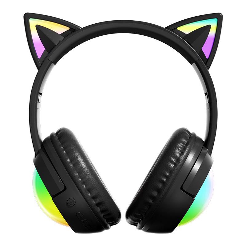 

SP-250813-1 Cat Ear Bluetooth Noise-Cancelling Gaming Headset чорний