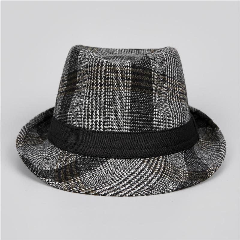 Hat Men's Spring and Autumn Top Hat Grandfather Autumn and Winter Jazz Hat Retro Gentleman Hat for Elders