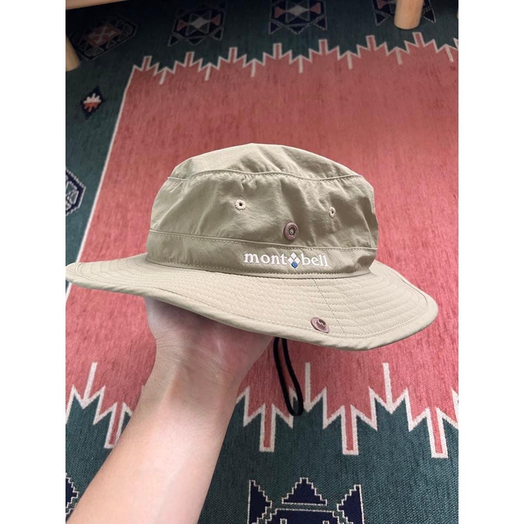 Used mont-bell bucket hat S beige/gray