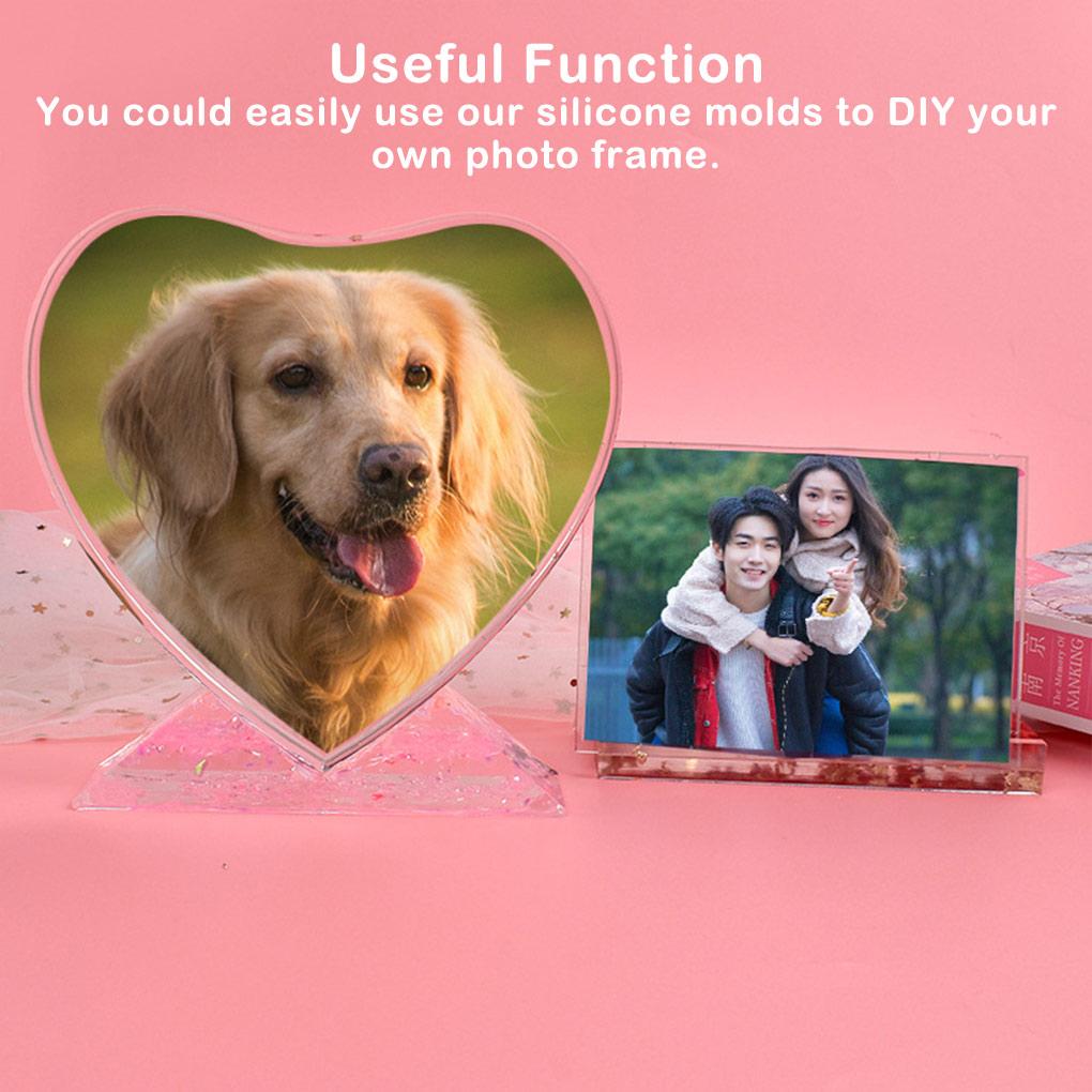 Jewelry Making Mold Home DIY Rectangle Multi-Specification Handmade Casting Die Handicraft Silicone Mould for Anniversary Gift