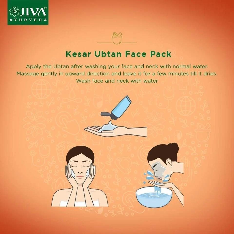 Kesar (saffron) Ubtan Face Pack- 100gm | Improves Complexion & Skin Health