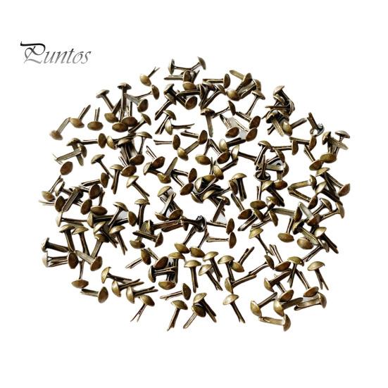 500 шт. мини-гвоздиков с металлическим покрытием