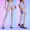 Wow wide waist lace hip sling stockings women's large size removable fat mm sling oil bright pure temptation