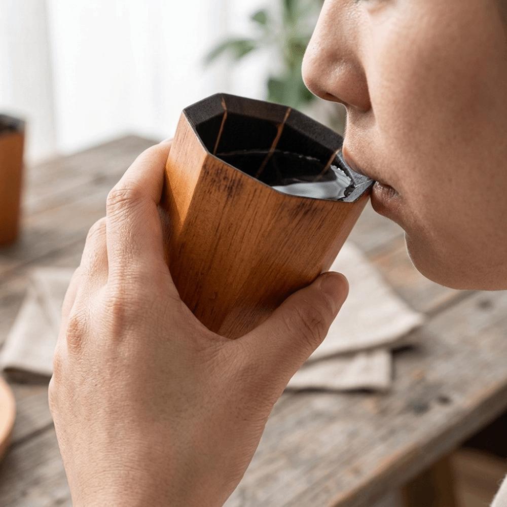 Practical Drinking Mug Polished Surface Wood Cup Decorative Water Mug Wooden Mug Daily Use