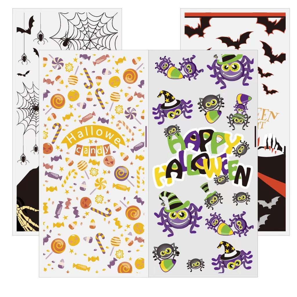 Halloween Black Candy Gift Bag - Plastic OPP Party Flat Bag