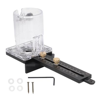 Holzfräse Router Basis CNC 8mm Stift 2,5mm Nagellöcher Fräsen Kreis Schlitzbasis für 65mm Durchmesser