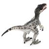 Mapa Detalhado Inglês Mundo dos Dinossauros Modelo de Figura Brinquedo Fizilong Velociraptor Mandíbula Móvel