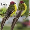 Künstliche Vogelfigur Realistisches Gartendekoration Kunstwerk Schmuckstück Gefiedert Schaumstoff für Hof
