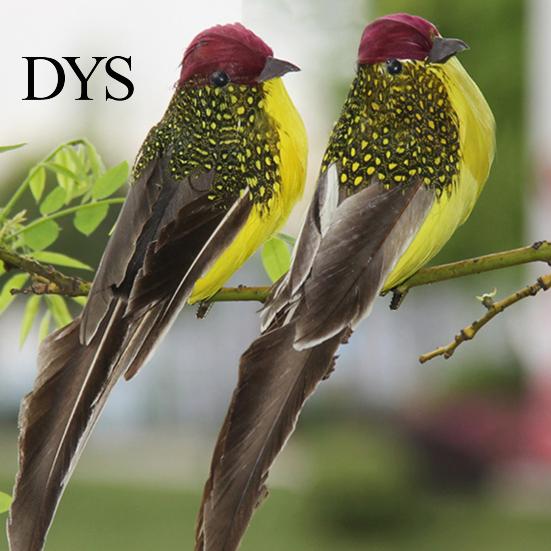 Künstliche Vogelfigur Realistisches Gartendekoration Kunstwerk Schmuckstück Gefiedert Schaumstoff für Hof