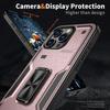 Dual Layer Armor Shockproof Kickstand Phone Case For iPhone 16 Plus 15 14 13 12 Pro Max Metal Ring Stand Holder Magnetic Cover