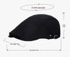 Korean Style Summer Linen Retro Beret for Women & Men - Versatile Thin Duckbill Hat, Trendy for Autumn & Winter