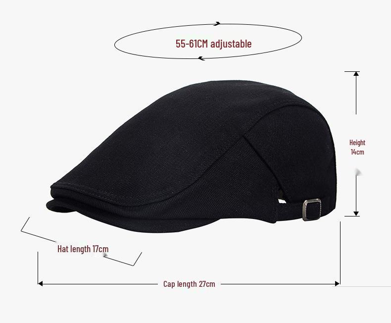 Korean Style Summer Linen Retro Beret for Women & Men - Versatile Thin Duckbill Hat, Trendy for Autumn & Winter